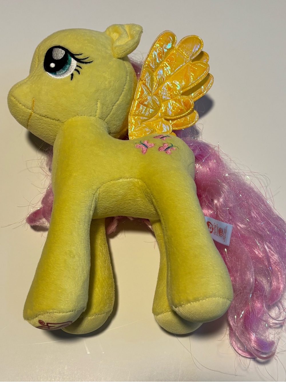 3 for $30 Ty Sparkle Fluttershy My Little Pony 13” plush toy with glitter wings.